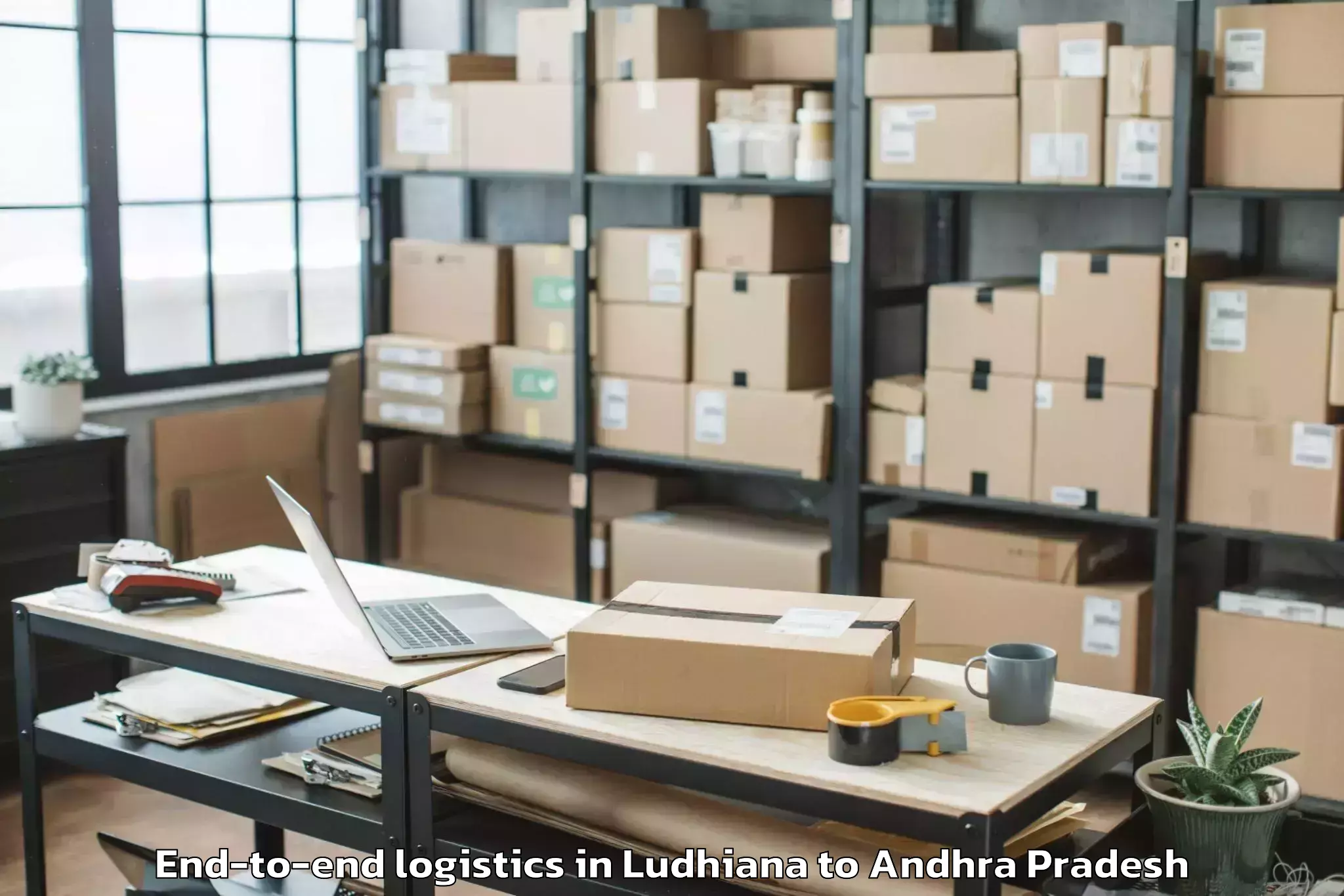 Hassle-Free Ludhiana to Samarlakota End To End Logistics